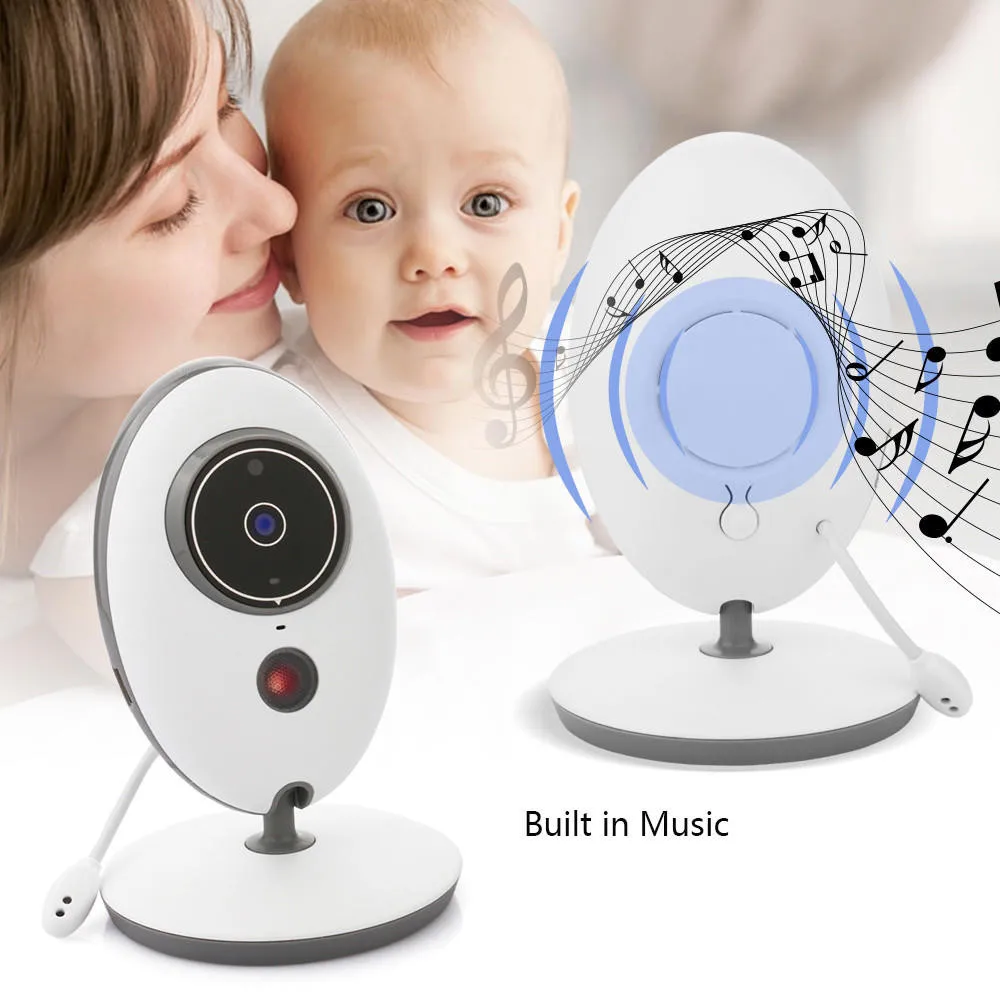 

2.4 Inch LCD Video Baby Monitor Wireless 2 Way Talk IR Night Vision Temperature Security Camera Portable WiFi Smart Baby Camera