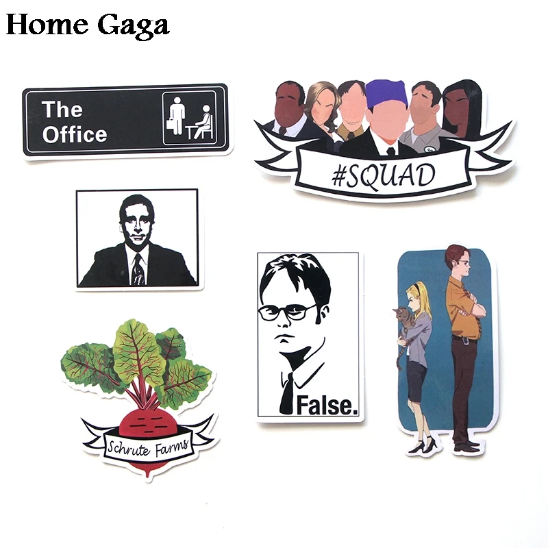 Homegaga 46 шт. офисный Dwight Schrute diy 90s художественный принт ноутбук телефон велосипед