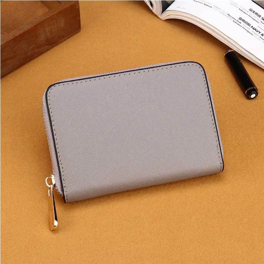 

LANSUXIANG New fashion brand design card slot Bank Credit Holder Business Wallet small change Card package