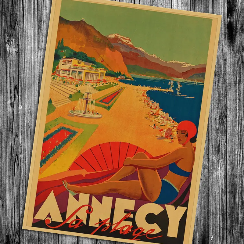 London City HD Vintage poster Print Picture USA Classic home decoration