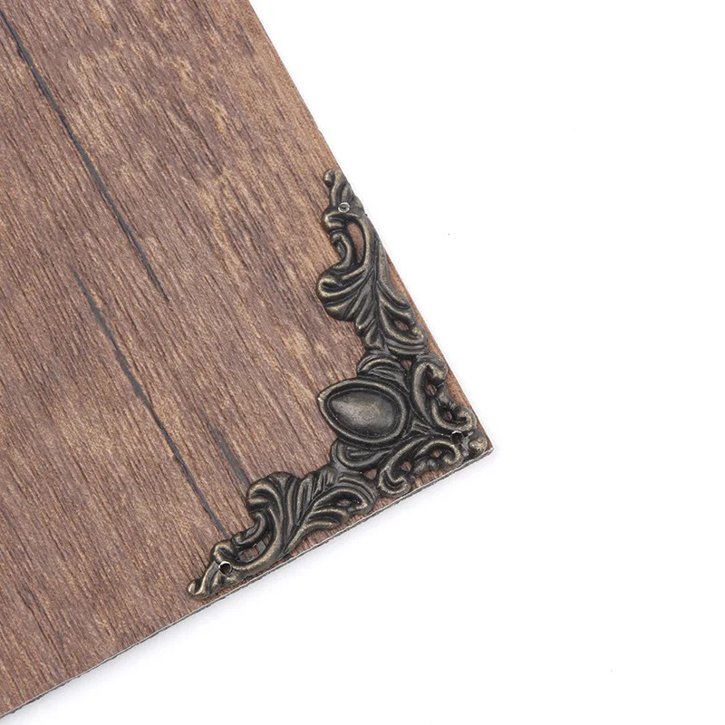 

Wrap Angled Corner Patch Zinc Alloy Cabinet Corner Patch DIY Right Angle Wooden Box Decorative