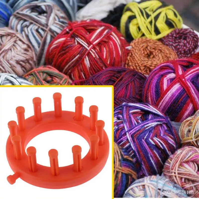 

1Pc Round Circle Hat Classical Knitter Knifty Knitting Knit Loom Kit 1 Wool Yarn Needle Knit Hobby Knitting Machine Sewing Tools
