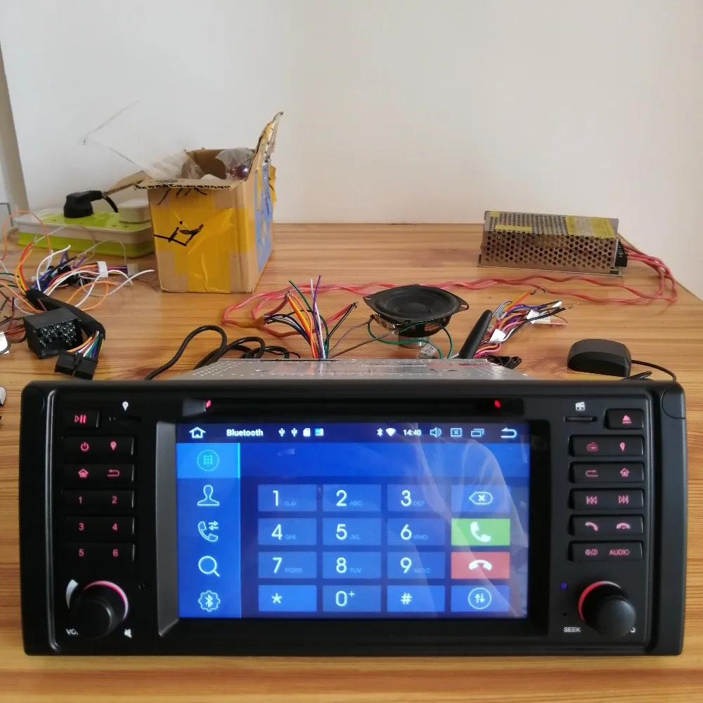 Discount Newest Android 8.0 Octa Core 4G RAM 64G ROM GPS Navigation 7 " Car DVD Player for BMW E39 5er/M5 96-03 with Radio/Bluetooth/RDS 48