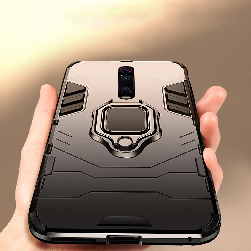 Чехол бампер для Xiaomi Mi 9T чехол с кольцом держателем телефона Mi9t Redmi k20 Pro