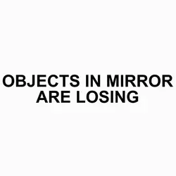 14,5 см x 2,8 объекты в зеркало теряют набор винил самоклеящаяся наклейка в стиле JDM гонки 13 цветов
