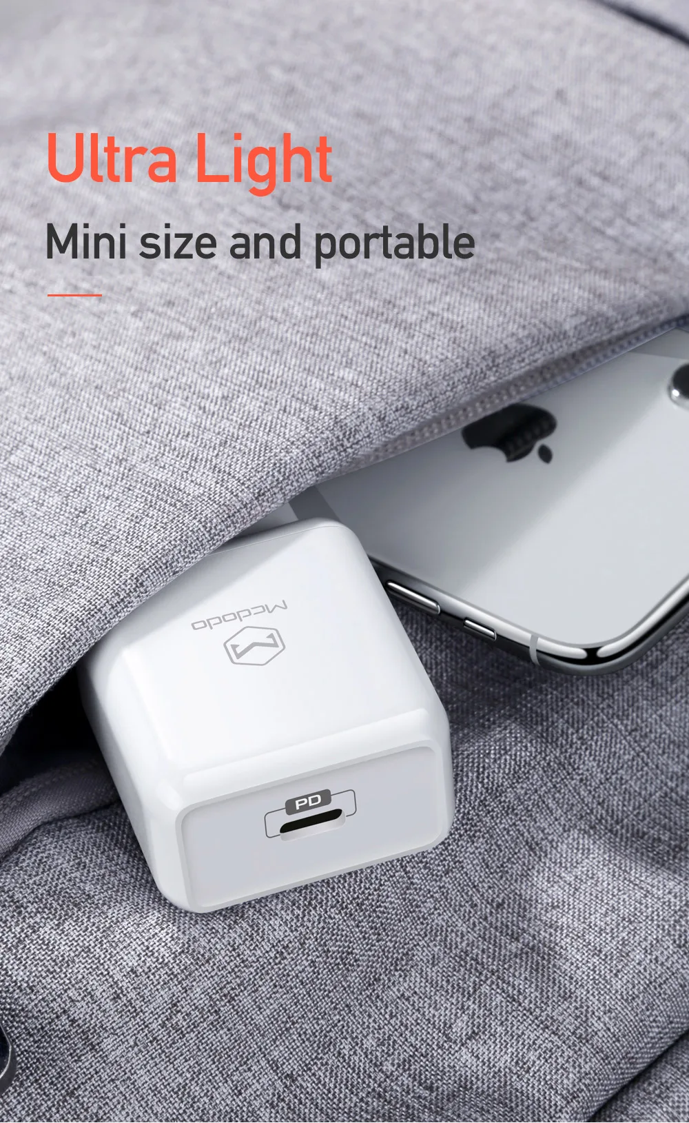 Mcdodo EU/US/UK usb type C PD 3,0 зарядное устройство 18 Вт Быстрая зарядка для MacBook iPhone 11 samsung Xiaomi huawei Quick Charge 4,0 адаптер