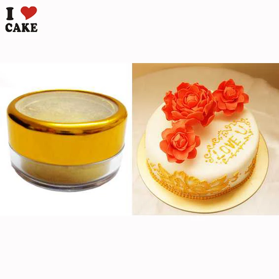 I LOVE CAKE съедобные блестящие 3g итальянские брендовые жемчужные серебряные