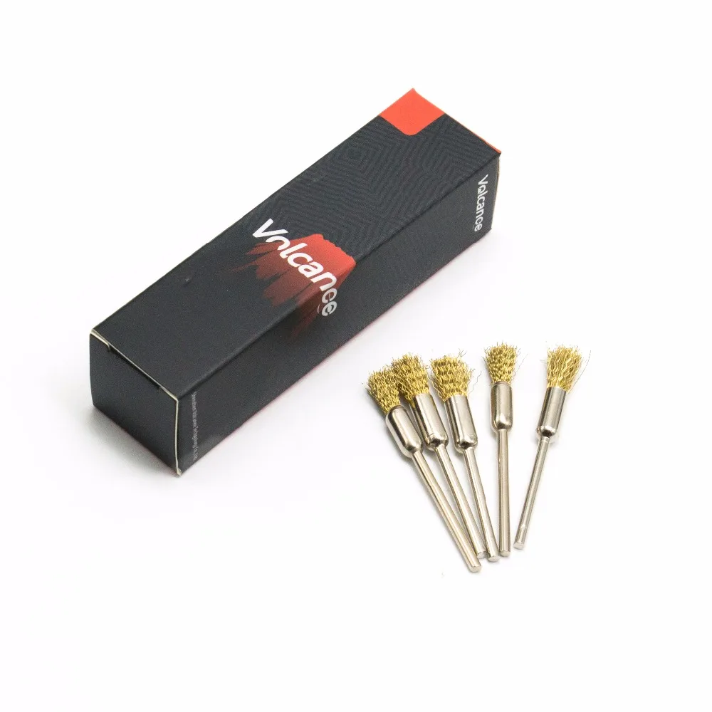 5 шт./лот щетка для чистки Deck из нержавеющей стали Volcanee RTA RDA катушки вейпа DIY