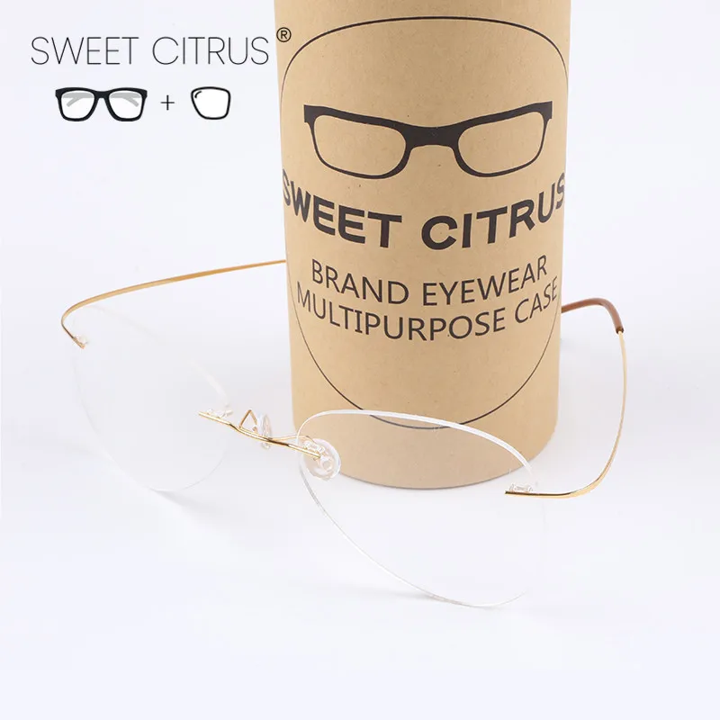 

Sweet Citrus Brand Optical Titanium Fashion prescription Eyeglasses Women Myopia Glasses Frame Lady Eyewear Hyperopia Spectacle