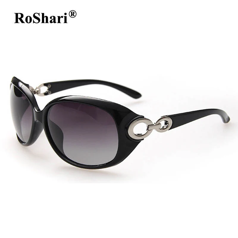 RoShari Fashion Polarized Sunglasses Women Gradient Sun Glasses for women 100 UV400 font b gafas b