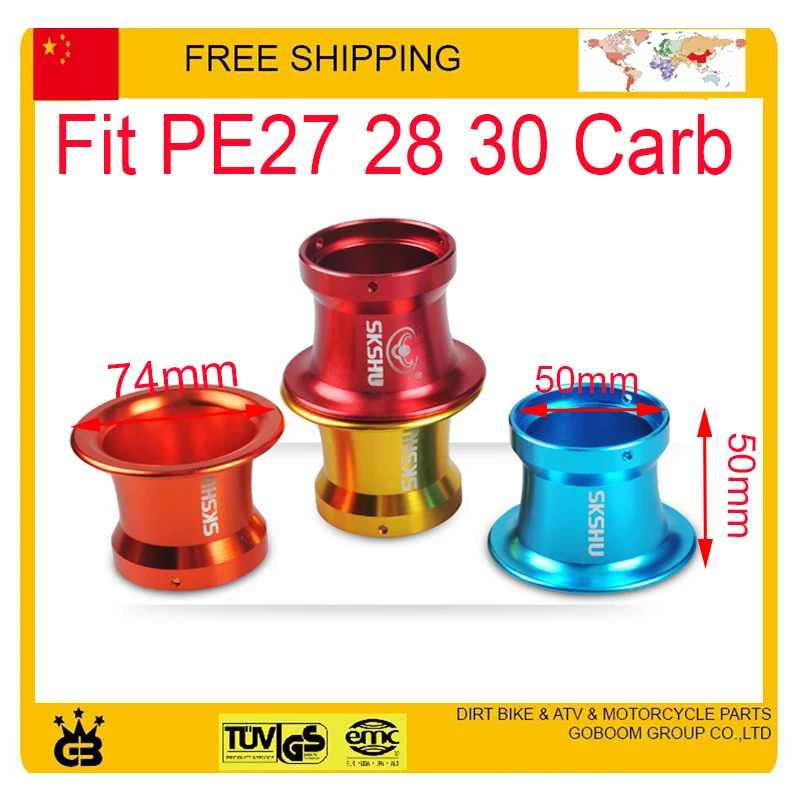

pe27 pe28 pe30 27mm 28mm 30mm CARBURETOR INTAKE TRUMPETS KEIHIN FCR CARBURETOR VELOCITY STACKS YZF R6 R1 DRAG SR CBR GSXR ZX