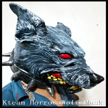 

Top Quality 100% Latex Animal Wolf Head Mask Horror wolf Mask Fancy Dress Costume Party Scary Halloween Wolf Head Mask Free size