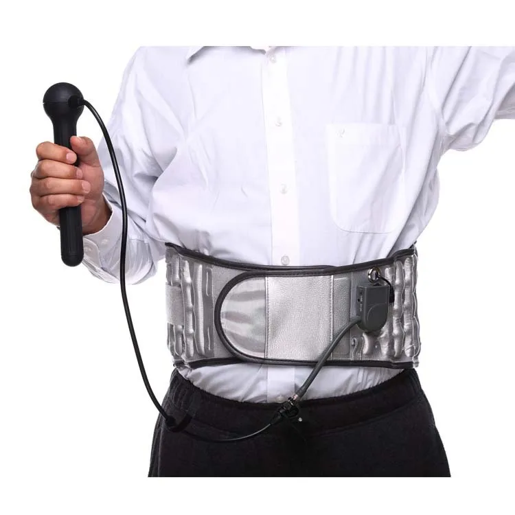 pr+mise Adjustable traction waist orthopedic belt inflatable support back fixed belt ease waist relaxing pain massage belt
