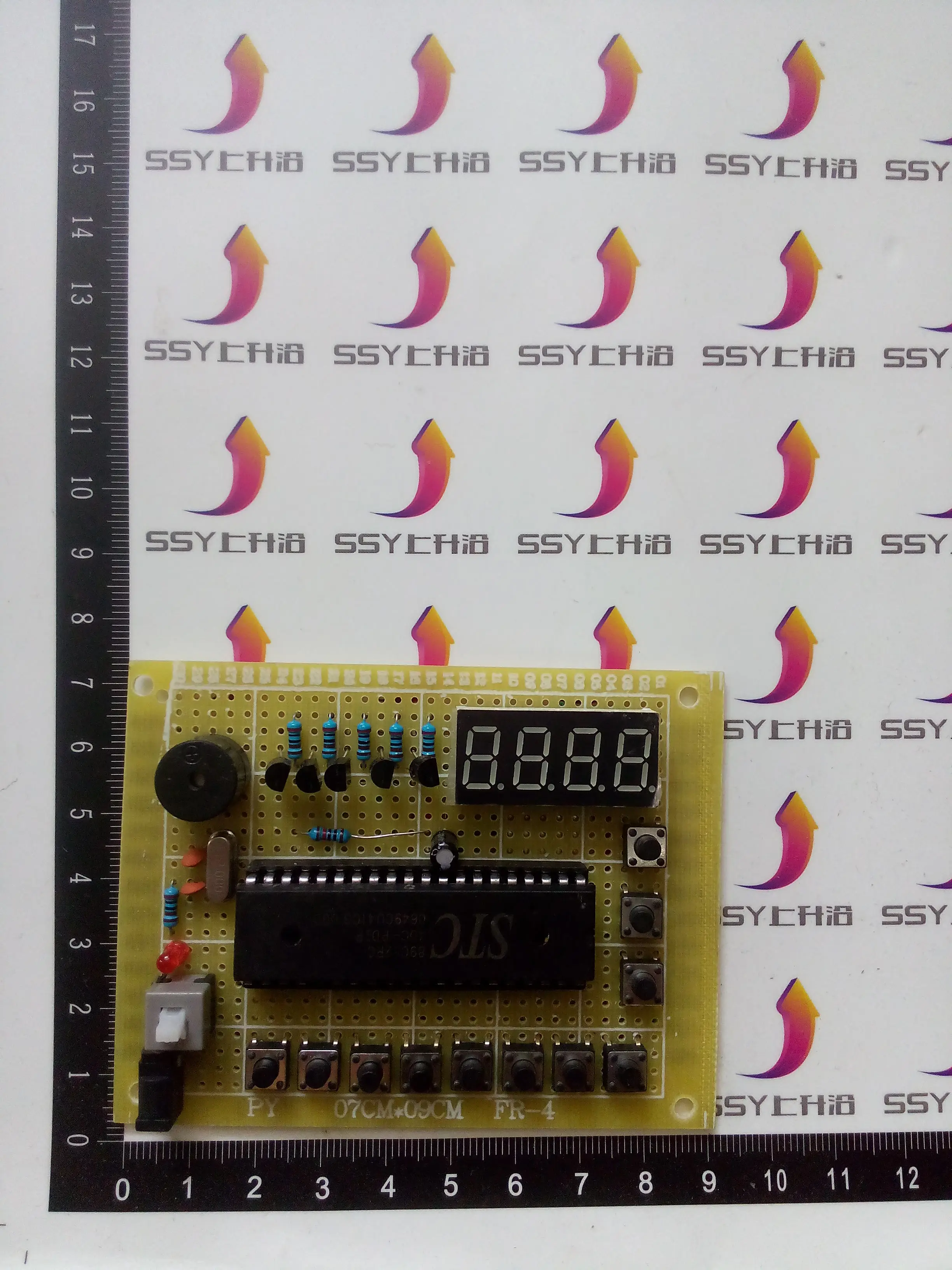 

Electronic Design and Manufacture Kit Based on 51 Single Chip Microcomputer Eight Way Answering Machine (welding)