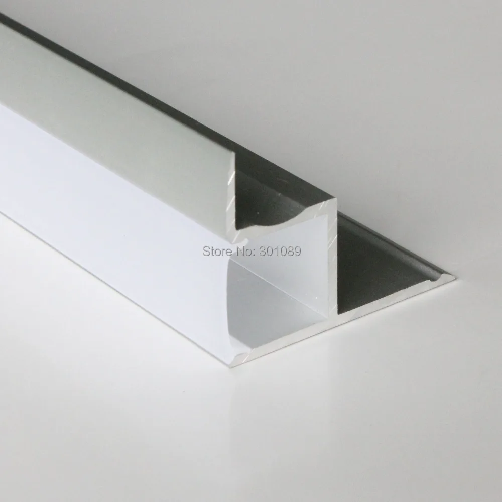 

6m(6pcs) a lot, 1m per piece, aluminum profile for led flexible strips light with milky diffuse cover!