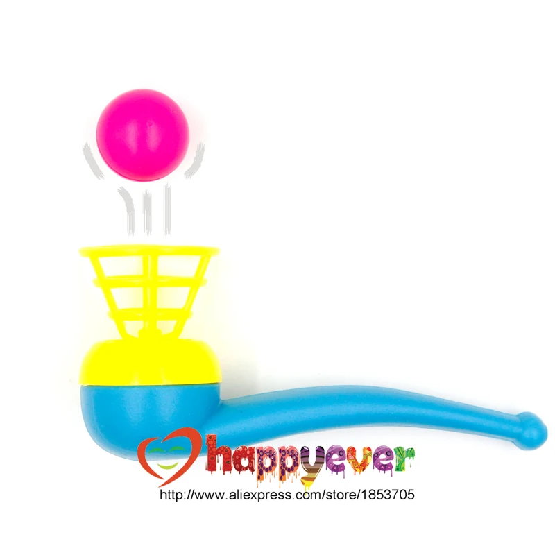 12 PCS Floating Ball Game Kids Gift Toys Kids Party Favor Blow Pipe