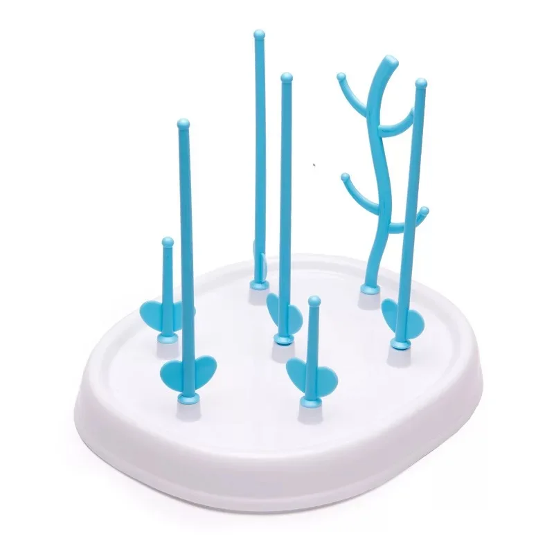 hand free bottle holder Baby set tree drying rack detachable boxed milk bottle drying rack storage cutlery