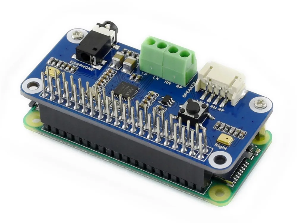 WM8960 Hi Fi звуковая шляпа карта для Raspberry Pi Stereo CODEC поддерживает стерео