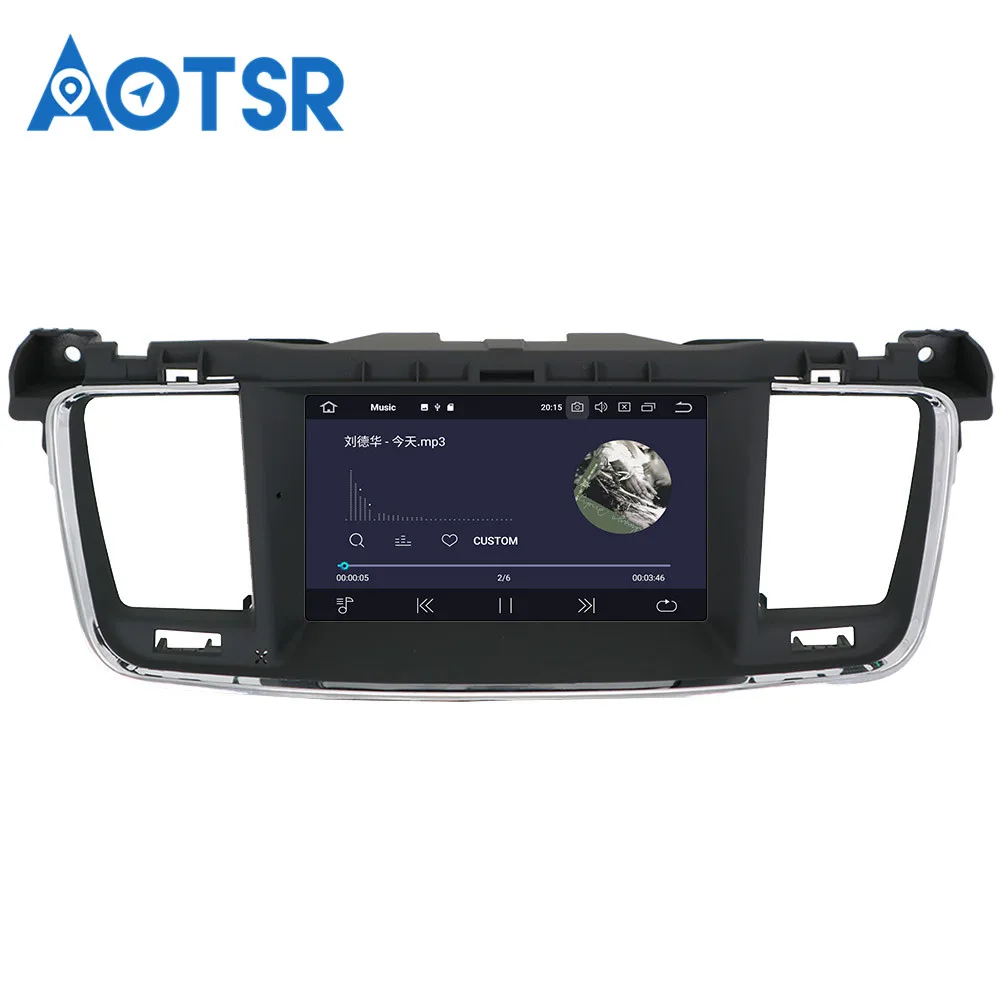 Top Android 9.0 4+32gb Car GPS Navigation 2 Din DVD Player For PEUGEOT 508 2011 2012 2013-2017 Multimedia Radio buit-in DSP IPS unit 5