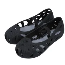 Mini melissa filles sandales 2017 chaussures de gelée sandales imperméables filles romaines sandales respirant plage chaussures princesse chaussures