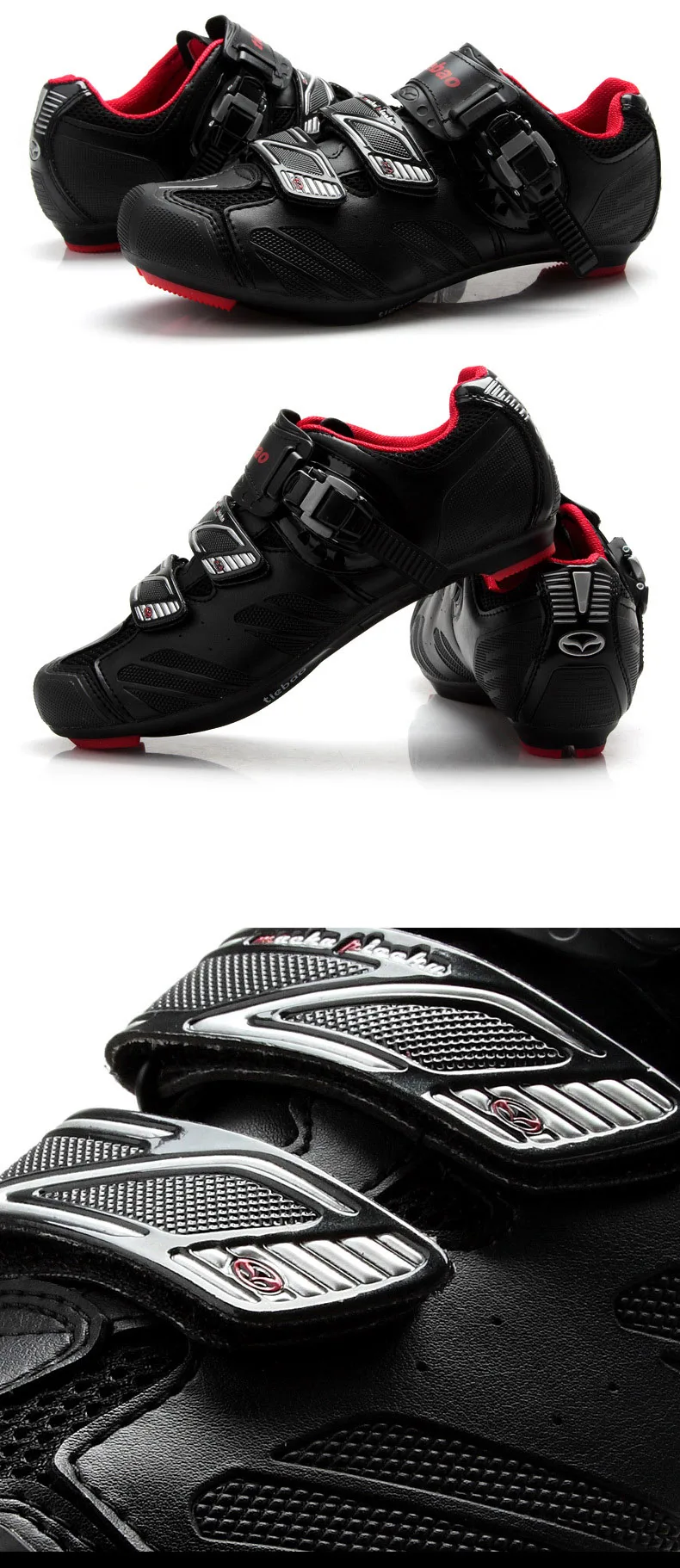 Tiebao профессиональные Велоспорт обувь Для мужчин Профессиональный шоссе, дорога велосипедная обувь Нескользящая дышащая велосипедная обувь на высоких каблуках; Sapatos de ciclismo