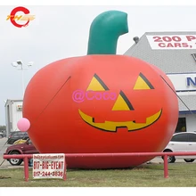 Воздуха до двери, высокое качество забавная модель надувной Хэллоуин тыквы воздушный шар, Джек О фонарь Праздничная модель украшения