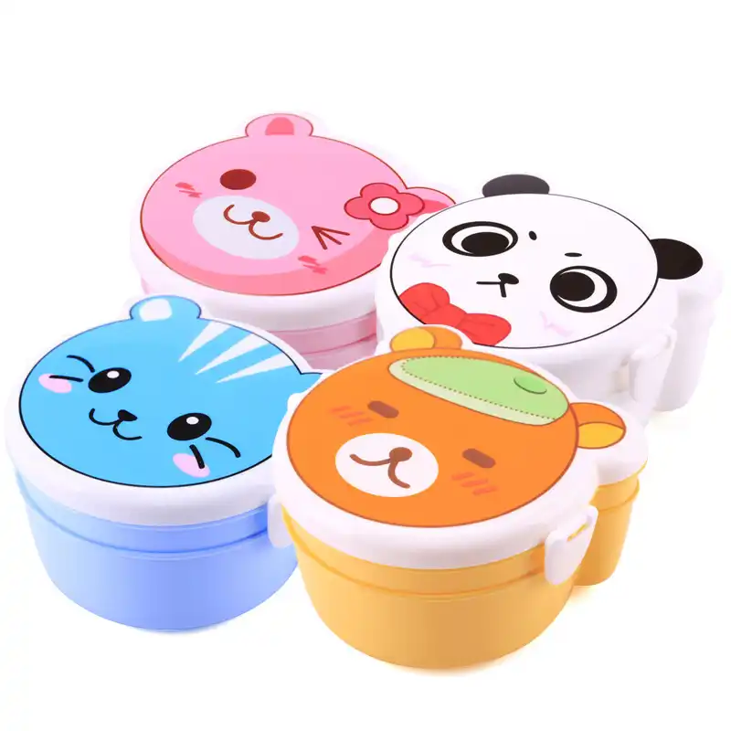 漫画健康弁当箱かわいい子供電子レンジ子供弁当箱弁当bpaフリー Lunch Boxes Aliexpress