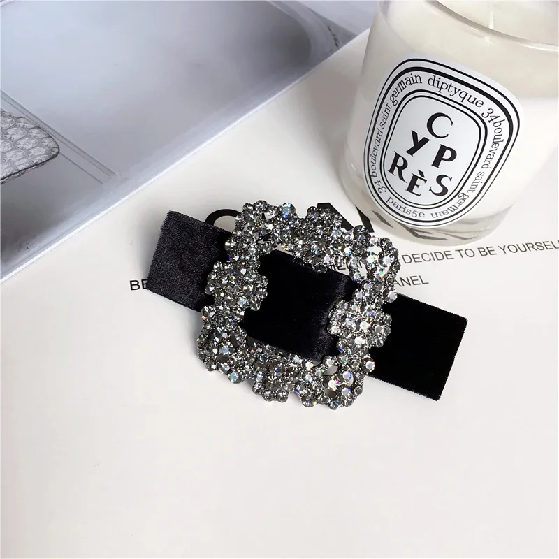 cabelo, de primavera, com strass, elegantes, para