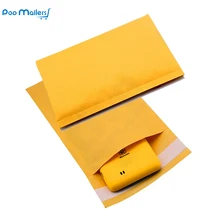 10 шт., 15x23 см крафтовый конверт с упаковочной пленкой внутри#00 мягкие почтовые отправления 5x9 дюймов воздушно-пузырчатой упаковочной пленкой