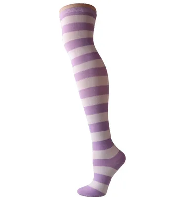 التشجيع socks1 زوج المرأة الفتيات على الركبة طويلة قطاع مطبوعة الفخذ عالية شريط منقوشة الجوارب الحلو لطيف حار الجملة الكثير