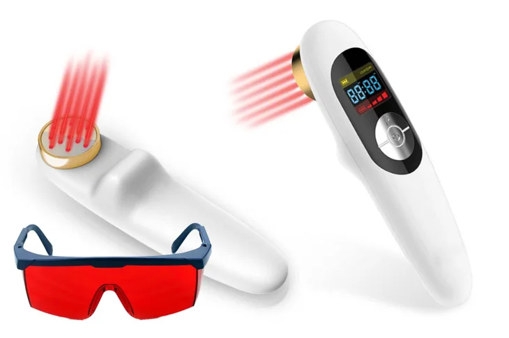 

Pain Relief Cold Laser Therapeutic Device LLLT Cold Laser Medical Laser Physiotherapy Device for Human and Animals+Laser Goggles