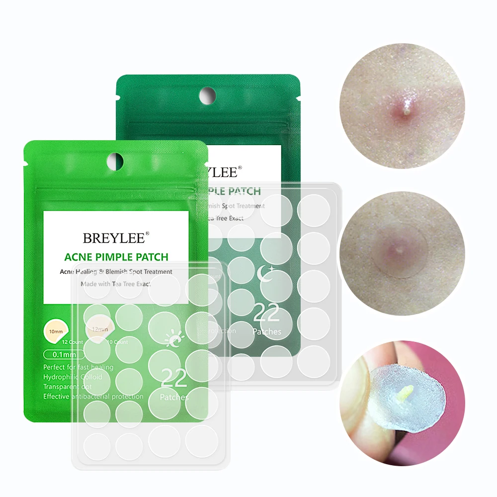 

2 Pack Acne Remover Dots Acne Pimple Absorbing Cover Patch Anti-Infection Invisible Blemish Treatment Stickers For Day and Night