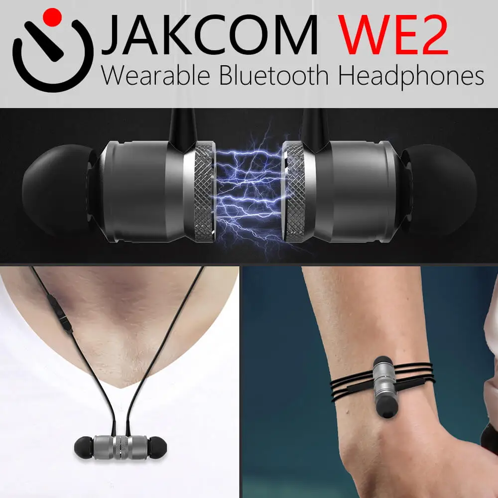 

JAKCOM WE2 Wearable Bluetooth Earphone New product of Bluetooth Wireless Headset Headphones For a Mobile Phone Celular Android