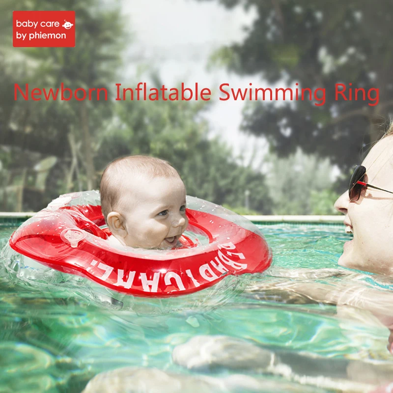 

Newborn Swimming Ring Baby Neck Float Raft Rings Inflatable TPU Swim Pool Bath Shower Accessories Circle Armpit Floating Toy