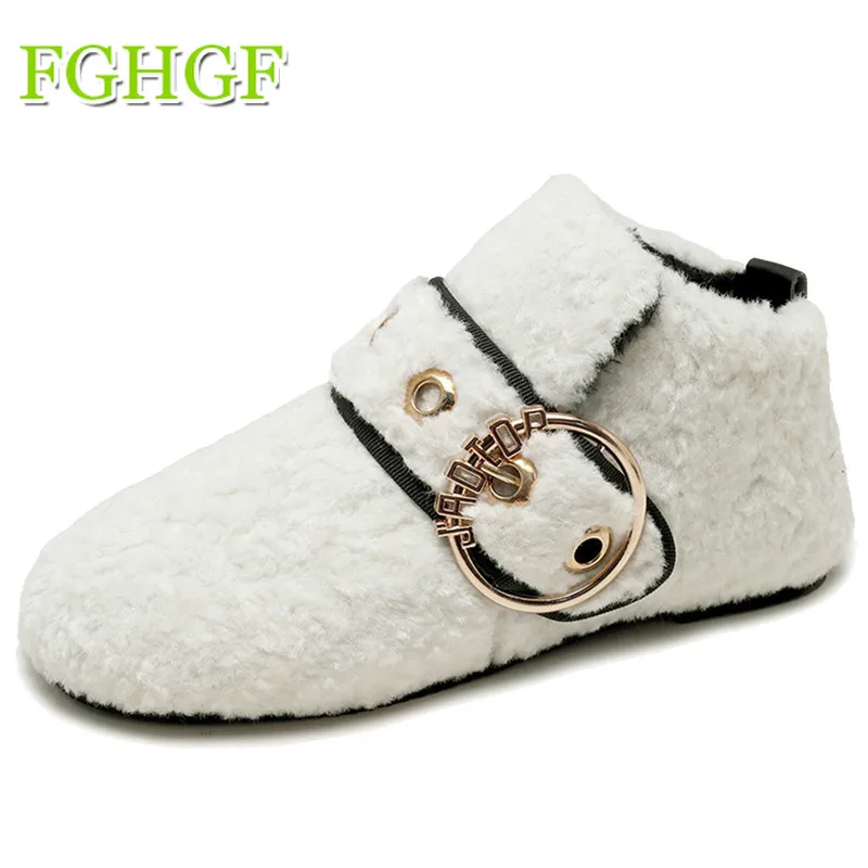 

Women Ankle Boots New Fashion Waterproof Platform Winter Warm Snow Boots Shoes for Female