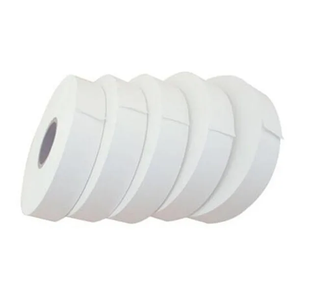 

60mm*200m non-woven fabrics tags/garment printed label tags/clothing blank white care labels