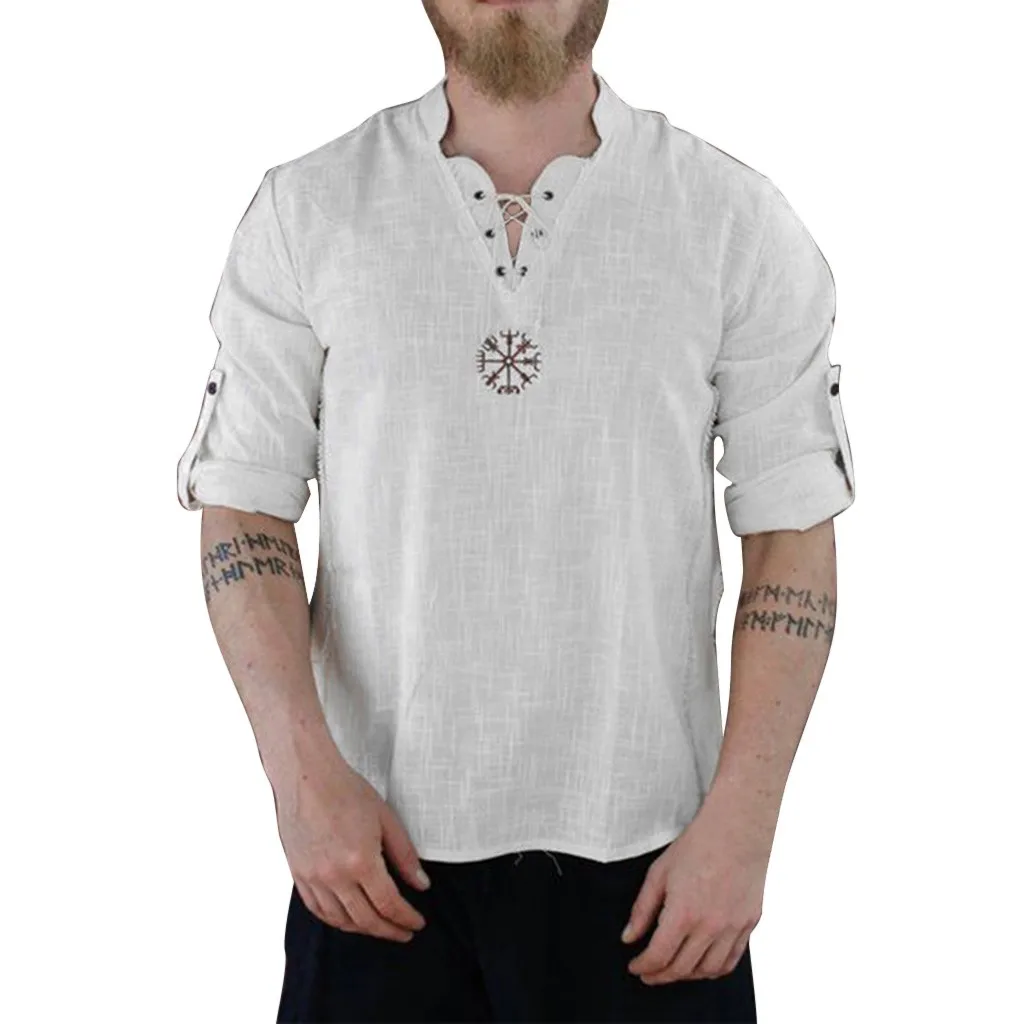 Летняя мужская рубашка, Camisa, стиль, длинный рукав, свободная рубашка, индивидуальная, хлопок-лен, чистый, блузка, топ, уличная одежда, Camisa masculina
