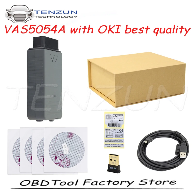 OKI VAS5054A ODIS E 12.2.0 и S 6.2.0 ETKA 8 2 Эльза 6 0 Bluetooth AMB2300 VAS6154 WIFI Полный чип UDS для VAG поддержка