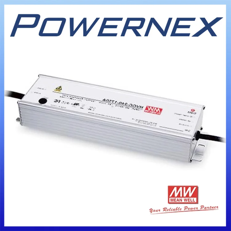 [PowerNex] MEAN WELL original HVGC-240-2100B 57.2 ~ 114.3V 2100mA meanwell HVGC-240 240W LED Driver Power Supply B Type