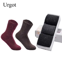 Urgot 4 пар/кор. женские носки зимние теплые кролики шерсть плюшевые плотные носки женские удобные хорошие для ног Calcetines Mujer