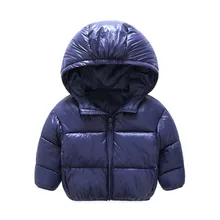 2016 New kids Winter Warm Coat Baby Boys Girls Outerwear Coats Fashion White Duck Down children