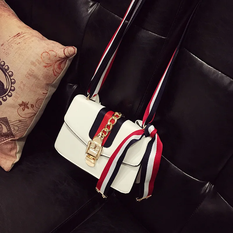 

High Quality Women Bag Luxury Handbags Women Bags Designer New Square Package Fashion Hit Color Ribbon Handbag Diagonal Handbag