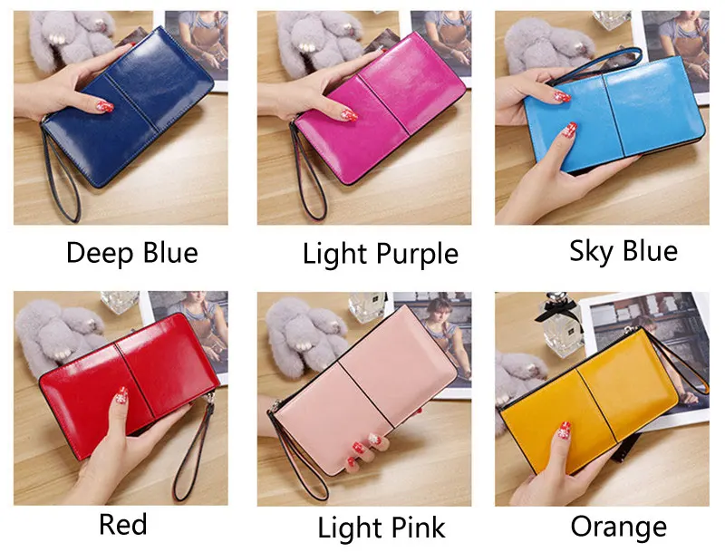 Women Long Zipper Wallet (29)