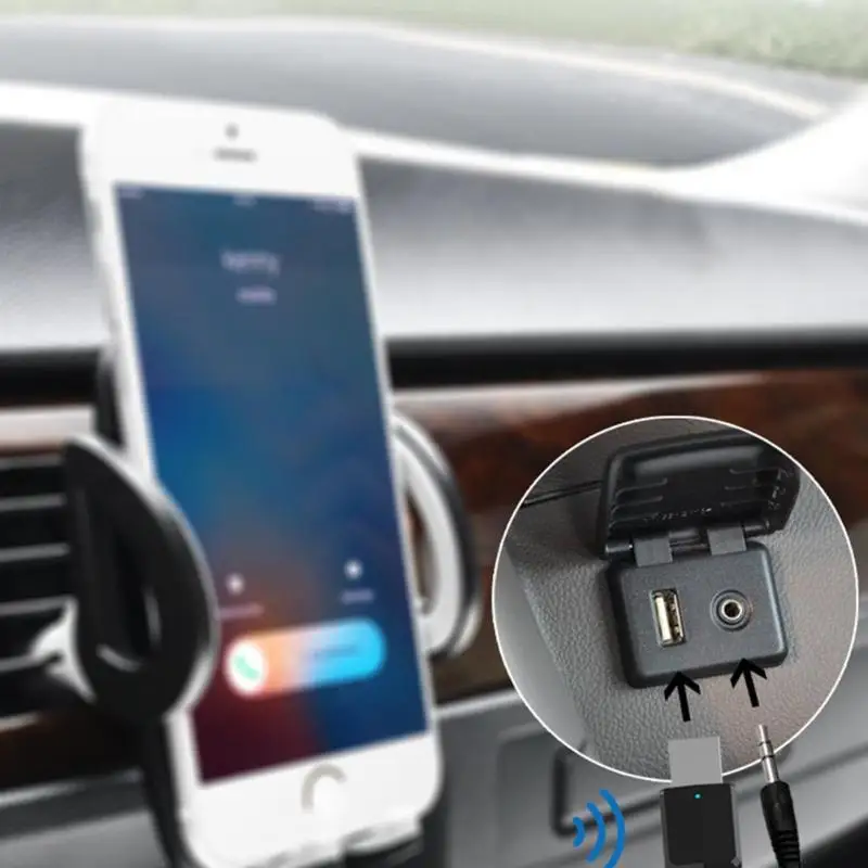 2 в 1 USB Bluetooth адаптер Мини 3,5 мм AUX стерео беспроводной адаптер BT 5,0 аудио ресивер FM-передатчик для телевизора автомобиля mp3 плеер