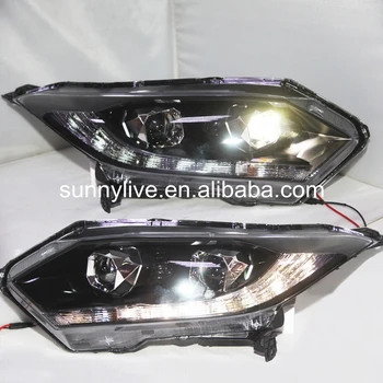 

For Honda for Vezel LED Head Lamps Black Housing 2015-2016 year LD