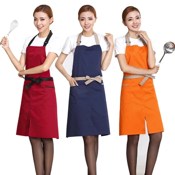 

(10pcs) The new apron that occupy the home Fashion restaurant bar apron The waiter chef apron uniform custom LOGO