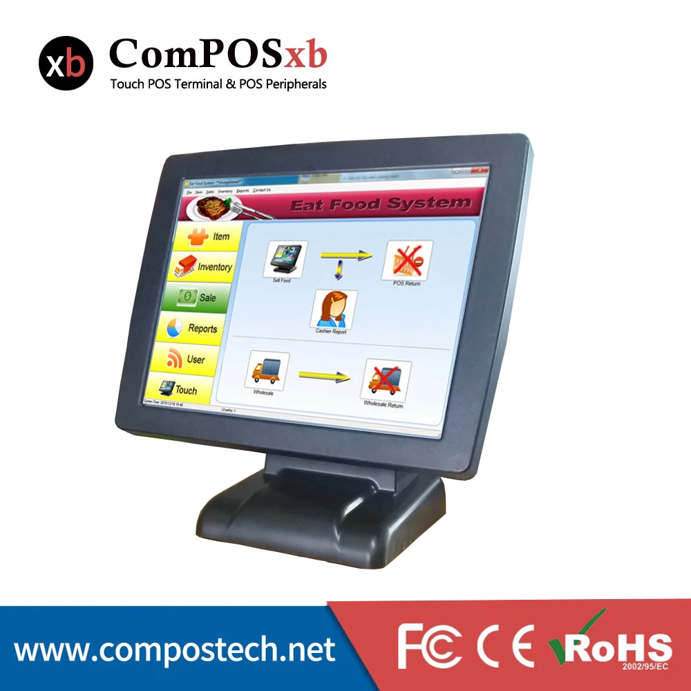 

Cheap cash register Pos System 15 inch TFT Windows Pos Device All In One Point Of Sale For Retail Store