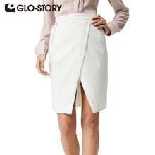 GLO-STORY, женские юбки, винтажные, короткие, дизайнерские,, американская одежда, сексуальные юбки-карандаш, модные, на молнии, для работы, короткая юбка, WQZ-1404