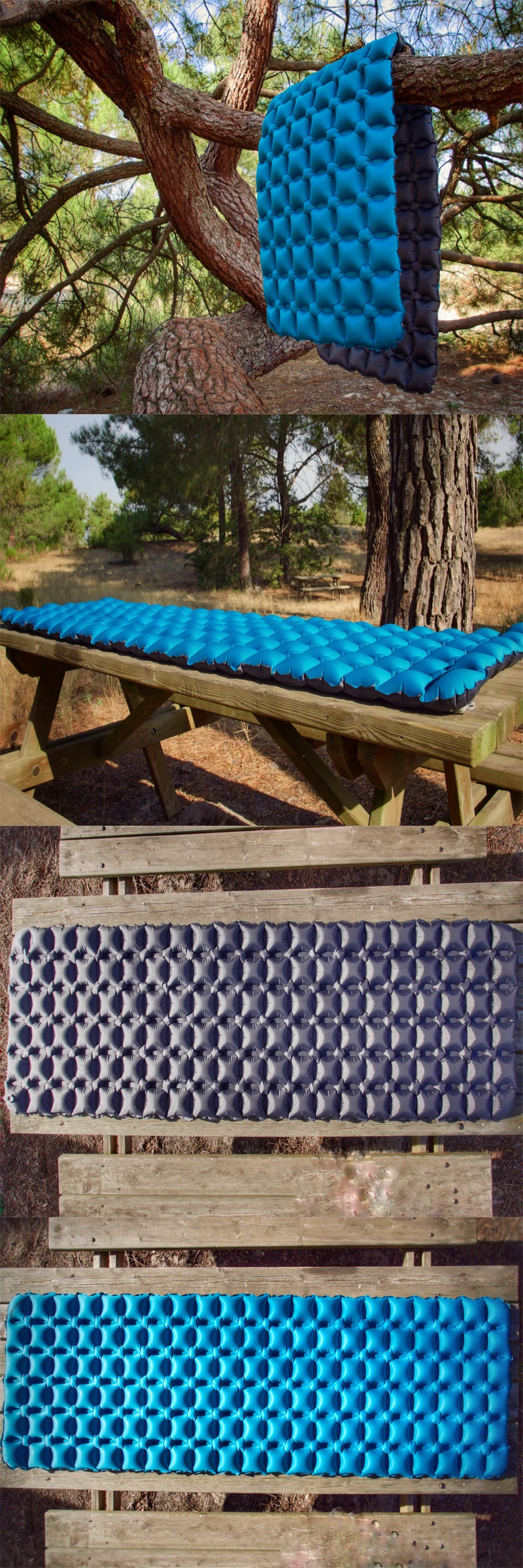 Спальный коврик для кемпинга альпинизма Сверхлегкий компактный воздушный коврик надувной легкий спальный коврик портативный Открытый походный