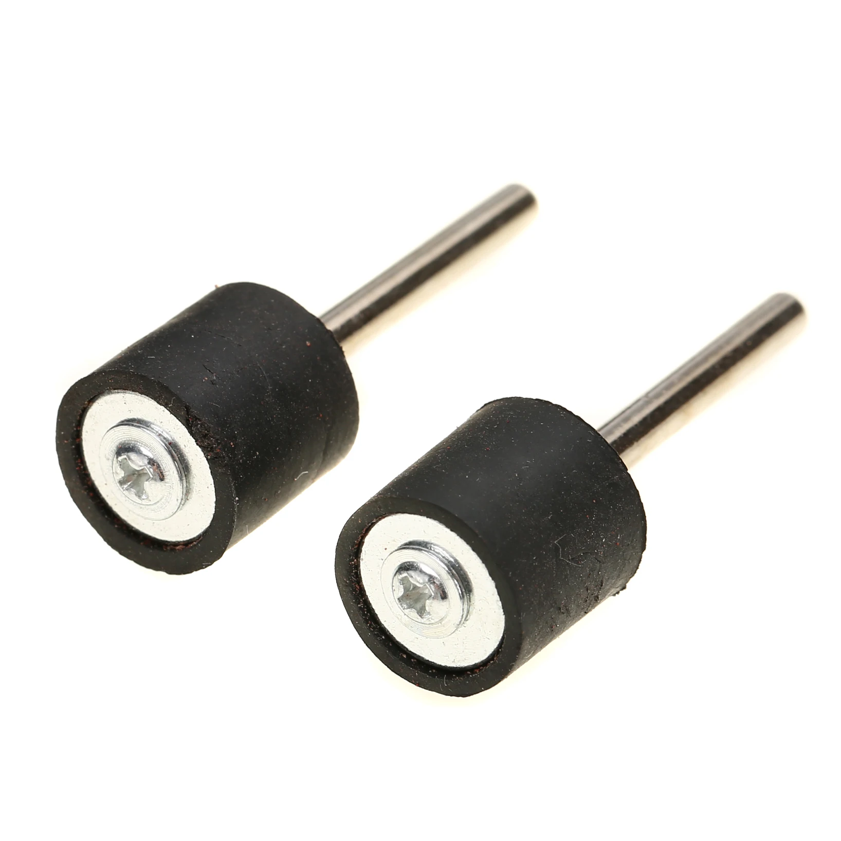 DWZ 100pcs 3/8 inch 80 Sander Grit Sanding Drum Sleeves + 2pc Mandrels